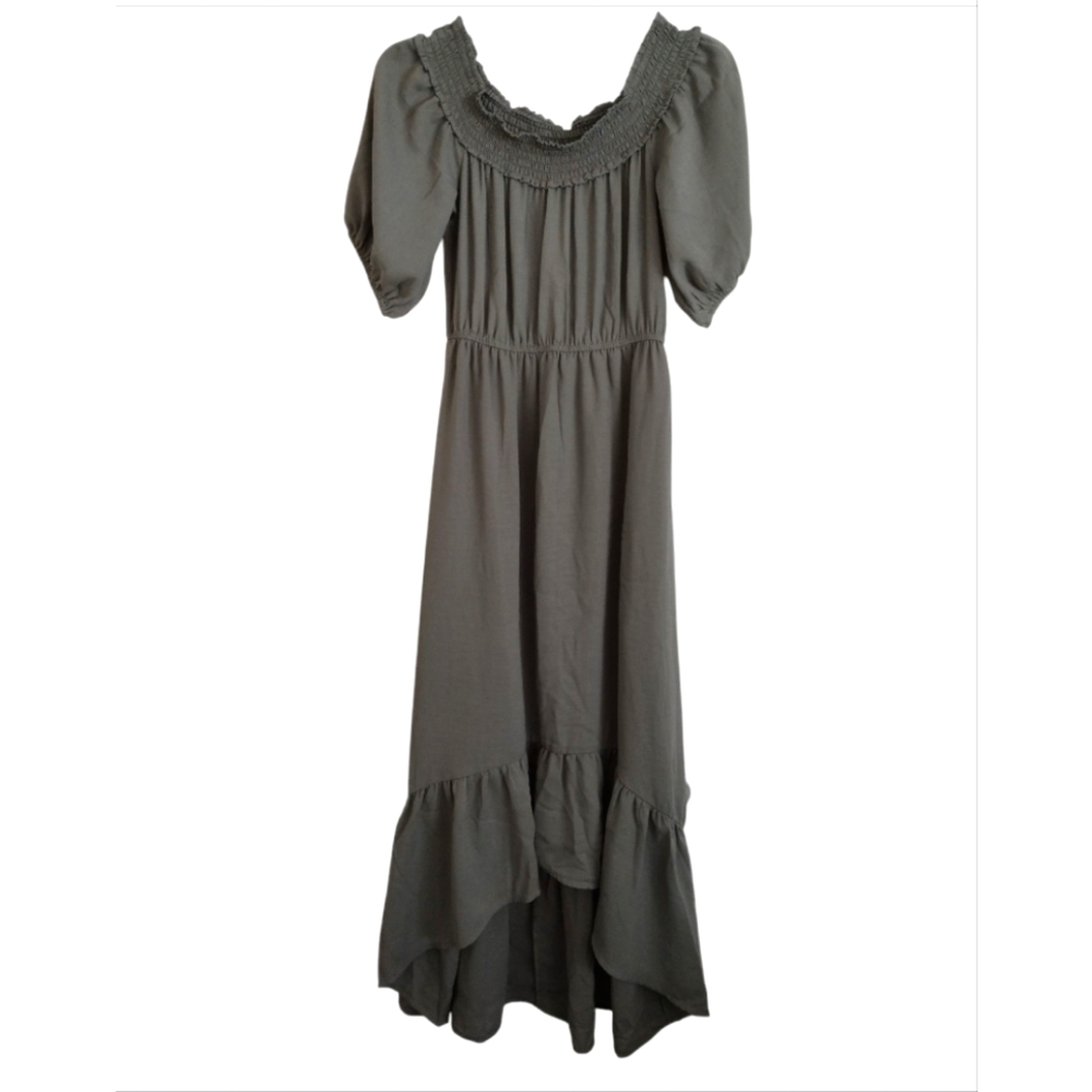Superfoxx Light Olive Green Short Sleeved Dress Size Small